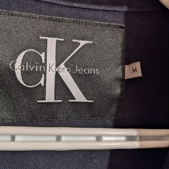 Calvin Klein cotton shacket shirt jacket field shacket jacket utility size M @P - Picture 6 of 12